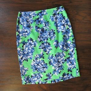 J. Crew Factory | Roz Floral Basketweave Skirt